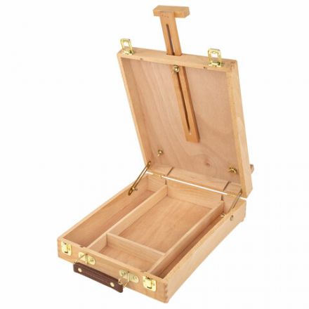 Этюдник-мольберт из бука настольный с ящиком, 27х37х67 см, высота холста до 53 см, BRAUBERG ART, 192251 Этюдник-мольберт из бука настольный с ящиком, 27х37х67 см, высота холста до 53 см, BRAUBERG ART, 192251