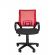 Кресло офисное Easy Chair 304 черное/красное (ткань/сетка/пластик)