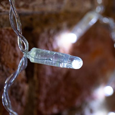 Гирлянда светодиодная Дождь 448 LED 2х3м, свечение, БЕЛЫЙ 235-155-6