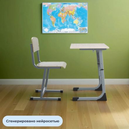 Стул ученический MET_Комус Мебель 5-7р.г. (4-6р.г) серый/серый НОВ Стул ученический MET_Комус Мебель 5-7р.г. (4-6р.г) серый/серый НОВ