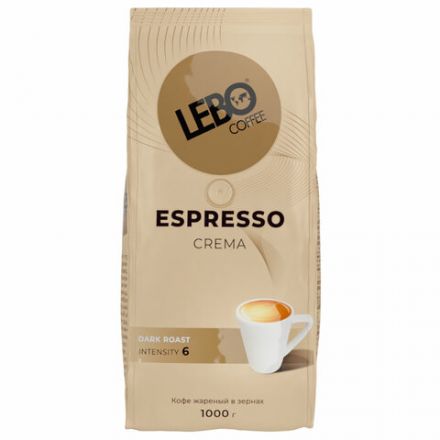Кофе в зернах LEBO "Espresso Crema" 1 кг Кофе в зернах LEBO "Espresso Crema" 1 кг