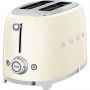Тостер SMEG TSF01CREU,2 ломтика, кремовый