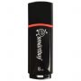 Флеш-диск 8 GB, SMARTBUY Crown, USB 2.0, черный, SB8GBCRW-K