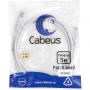 Патч-корд Cabeus PC-UTP-RJ45-CAT.5E-1.5M-WH белый