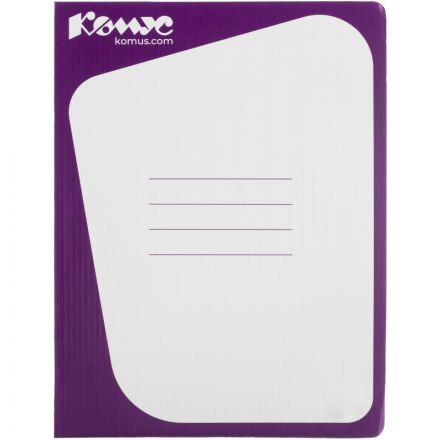 Скоросшиватель картонный Комус каширован.картон 30мм сиреневый Скоросшиватель картонный Комус каширован.картон 30мм сиреневый