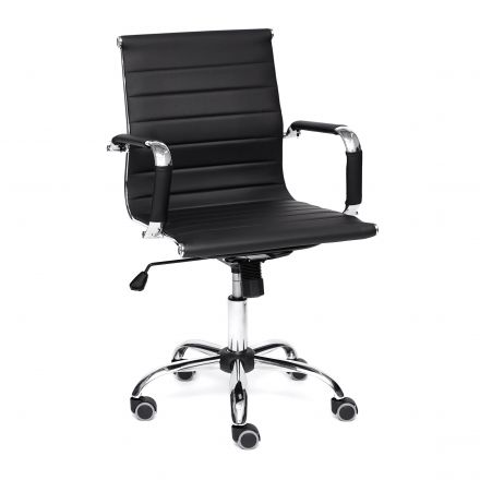 Кресло Tetchair URBAN-LOW, кож/зам, черный, 36-6