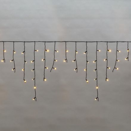 Гирлянда светодиодная Айсикл(бахрома) 176, 4,8х0,6м, 230В, ТЕПЛ БЕЛ 255-156