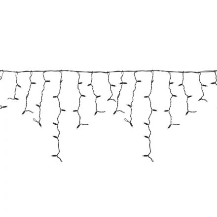Гирлянда светодиодная Айсикл(бахрома) 176, 4,8х0,6м, 230В, ТЕПЛ БЕЛ 255-156
