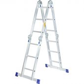 Лестница шарнирная алюминиевая 4х3 ступени Комус    