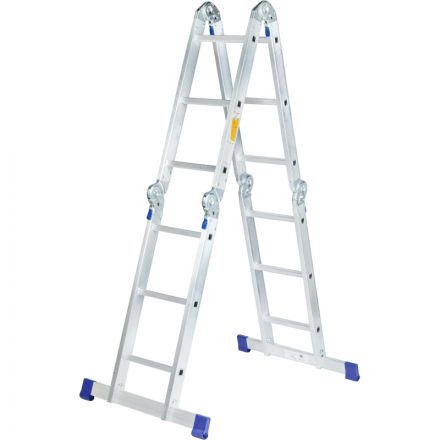 Лестница шарнирная алюминиевая 4х3 ступени Комус    