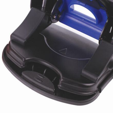 Дырокол металлический BRAUBERG "Office-Expert", до 25 листов, черно-синий, 228604