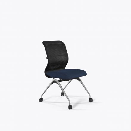 Кресло Sit 8 M4-9 - X2+Bahama /Uh00/Wh12(F53.W01) Черный-Синий