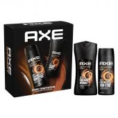 Подарочный набор AXE  DARK TEMPTATION дезодорант 150 мл, гель д/д 250 мл