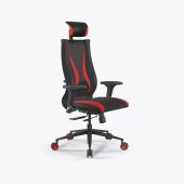 Кресло SynchroSit 10 B2-170D - T+UMF(SY271)+Extra /Kb38/Wh09/D02P/H13mL-Pf-1DF(M18.B11.G19.W32) Черн-Красн