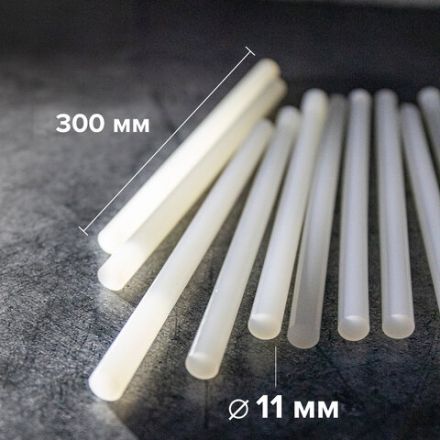 Клеевые стержни, диаметр 11 мм, длина 300 мм, прозрачные, КОМПЛЕКТ 16 штук, BRAUBERG, 670295 Клеевые стержни, диаметр 11 мм, длина 300 мм, прозрачные, КОМПЛЕКТ 16 штук, BRAUBERG, 670295