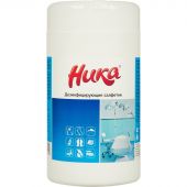 Салфетки влажные дезинфицирующие Ника (60 штук в упаковке) Салфетки влажные дезинфицирующие Ника (60 штук в упаковке)