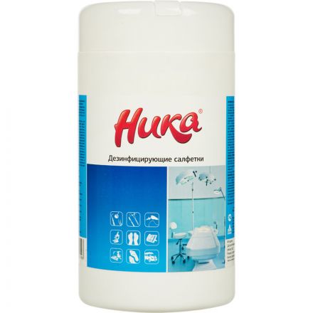 Салфетки влажные дезинфицирующие Ника (60 штук в упаковке) Салфетки влажные дезинфицирующие Ника (60 штук в упаковке)