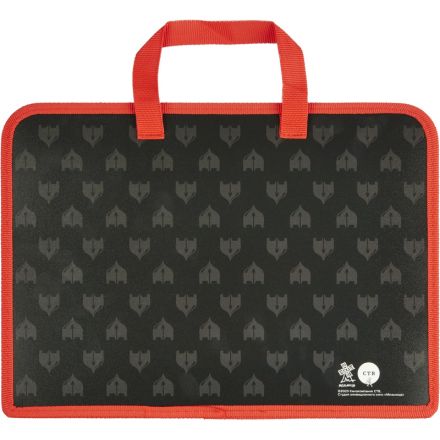 Папка для тетрадей КОМУС Три богатыря Горыныч, А4,молн,пласт,75мм,ПТ 14-4