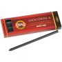 Грифели для цанговых карандашей Koh-I-Noor "Gioconda", 6B, 5,6мм, 6шт., круглый, пластиковый короб