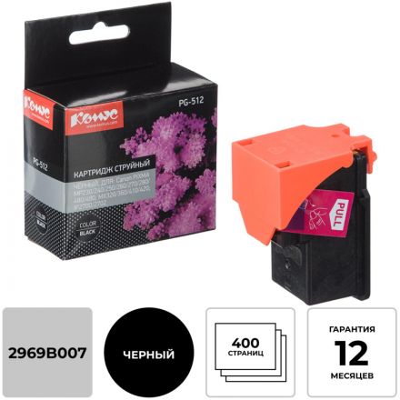 Картридж струйный Комус PG-512 (2969B007) чер. для MP240/250/260/270 Картридж струйный Комус PG-512 (2969B007) чер. для MP240/250/260/270