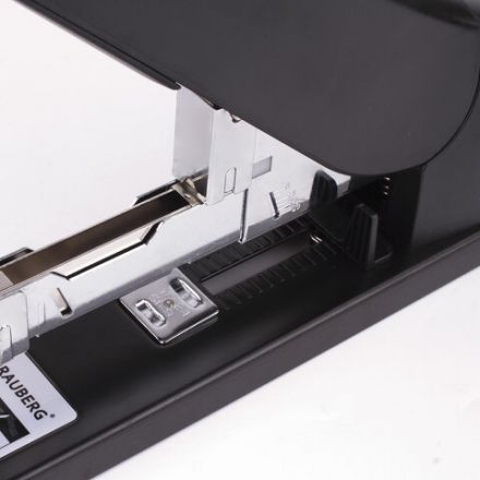 Степлер МОЩНЫЙ №24/6-23/24 BRAUBERG "Heavy duty MX", до 200 листов, черный, 222564