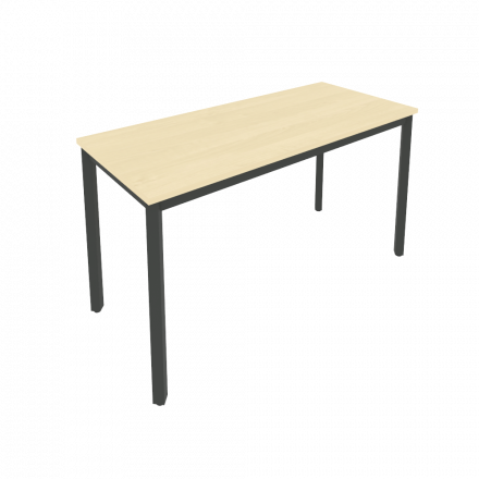 Slim Стол письменный на металлокаркасе С.СП-5.1 Клён/Антрацит металл 1380*600*750
