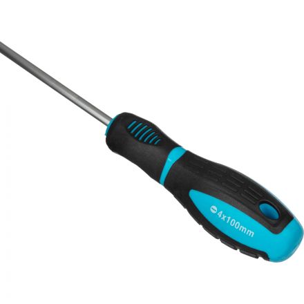 Отвертка шлицевая SL 4x100 TOPFORT (546004) Отвертка шлицевая SL 4x100 TOPFORT (546004)