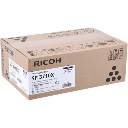 Тонер-картридж Ricoh SP 3710X (408285) черный для SP3710DN/SP3710SFN Тонер-картридж Ricoh SP 3710X (408285) черный для SP3710DN/SP3710SFN