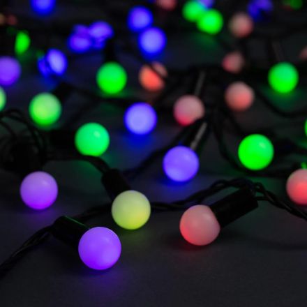 Гирлянда светодиодная Нить 20мШарики 1.5 см, IP44, 200LED, 220 В 671568