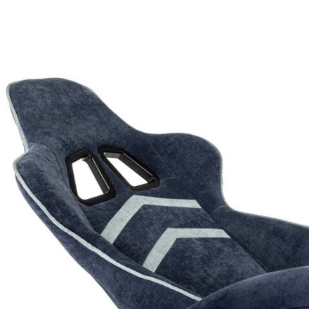 Кресло компьютерное BRABIX "Shooter GM-123", 2 подушки, ткань, синее/серое, 533212 Кресло компьютерное BRABIX "Shooter GM-123", 2 подушки, ткань, синее/серое, 533212