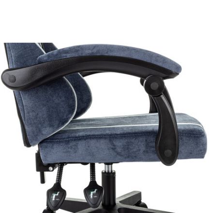 Кресло компьютерное BRABIX "Shooter GM-123", 2 подушки, ткань, синее/серое, 533212 Кресло компьютерное BRABIX "Shooter GM-123", 2 подушки, ткань, синее/серое, 533212