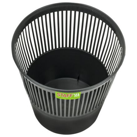 Корзина для бумаг STAFF "Basic" ЭКОНОМ, сетчатая, 9 л, черная, 238254 Корзина для бумаг STAFF "Basic" ЭКОНОМ, сетчатая, 9 л, черная, 238254