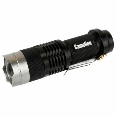 Фонарь CAMELION XP-E, ЯРКИЙ, ZOOM, 3 режима, питание 1хAA, LED5135 Фонарь CAMELION XP-E, ЯРКИЙ, ZOOM, 3 режима, питание 1хAA, LED5135