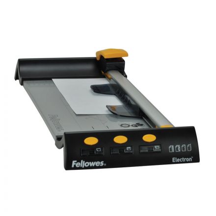Резак для бумаги Fellowes Electron A4, 320мм, 10л, 4резки, роликовый Резак для бумаги Fellowes Electron A4, 320мм, 10л, 4резки, роликовый
