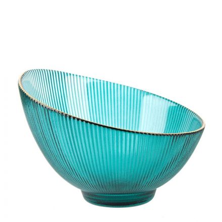 Салатник Frost stripe (зелен)d=17,2см h=12,5см v=650мл(стекло),9950317-4 Салатник Frost stripe (зелен)d=17,2см h=12,5см v=650мл(стекло),9950317-4