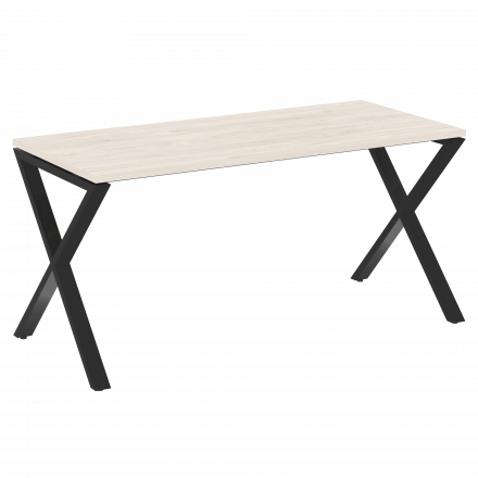 Loft Стол рабочий VR.L-SRX-4.7 Денвер светлый/Чёрный металл 1580*720*750 Loft Стол рабочий VR.L-SRX-4.7 Денвер светлый/Чёрный металл 1580*720*750