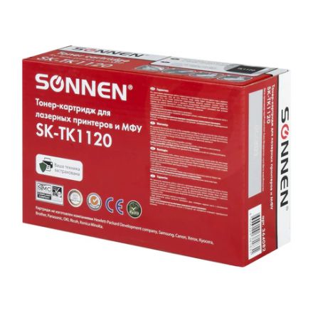 Тонер-картридж лазерный SONNEN (SK-TK1120) для KYOCERA FS-1060DN/1025MFP/1125MFP., ресурс 3000 стр., 364082 Тонер-картридж лазерный SONNEN (SK-TK1120) для KYOCERA FS-1060DN/1025MFP/1125MFP., ресурс 3000 стр., 364082
