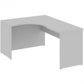 Стол RIVA левый А.СА-4 Л серый Ш1600