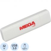 Флеш-память Promega Jet 32GB USB3.0 Type-C/бел пласт/под лог NTU787СU3032GW Флеш-память Promega Jet 32GB USB3.0 Type-C/бел пласт/под лог NTU787СU3032GW