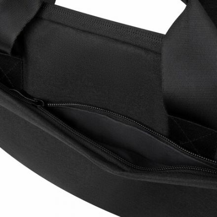 Сумка портфель HEIKKI PROFITABLE (ХЕЙКИ) с отделением для ноутбука 14", 2 кармана, черная, 26х36х3 см, 272598