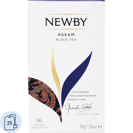 Чай Newby Assam черный 25 пакетиков