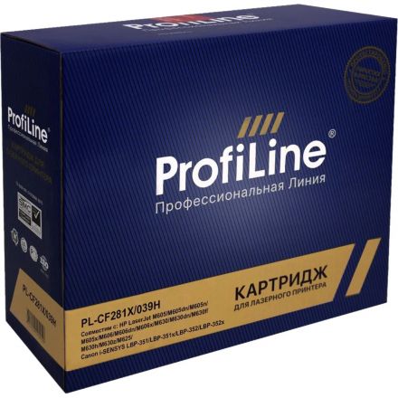 Картридж лазерный ProfiLine 81X CF281X чер. пов.емк. для HP LJ Pro M630