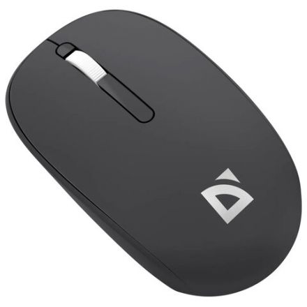 Мышь беспроводная DEFENDER Smart MM-396, 1600 dpi, 2 кнопки + 1 колесо-кнопка, оптическая, черная, 52396