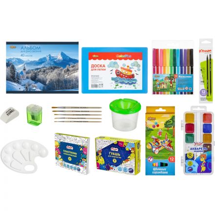 Набор для творчества Комус Класс Максики 15 предметов Набор для творчества Комус Класс Максики 15 предметов