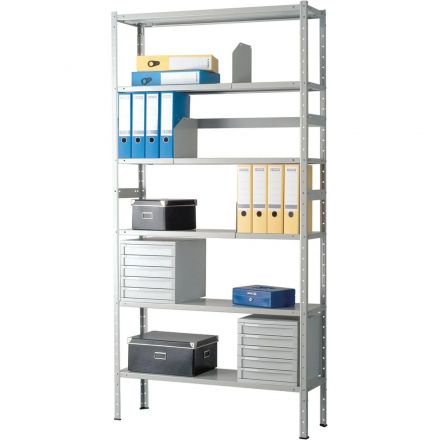 Стеллаж металлический 0MX_ MS Standart 220/100x30/6 полок