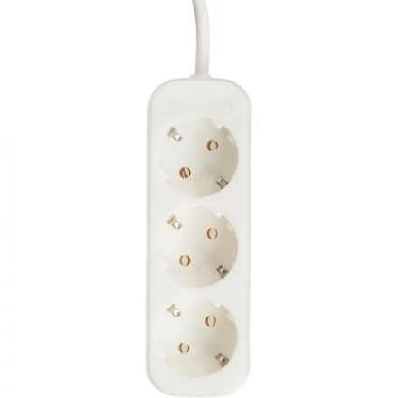 Удлинитель BigTech UTD-310-3-W (3р/3м/10А/2,2кВт/1мм2/белый)