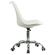 Кресло стул BRABIX "Eames MG-310 CH", хром, пластик белый, экокожа белая, 532923
