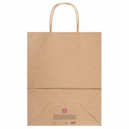 Пакет подарочный (1 штука) 26x13x32 см, скретч-слой + стилус, "Kraft Mix", ассорти, ЗОЛОТАЯ СКАЗКА, 591972