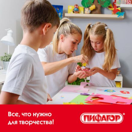 Картон белый А4 немелованный (матовый), 24 листа, ПИФАГОР, 200х290 мм, "Совушка", 113565