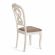 Стул Tetchair Андромеда/ Andromeda, дерево гевея, 47х55,5х107 см, Ivory white, ткань коричневая S168-7